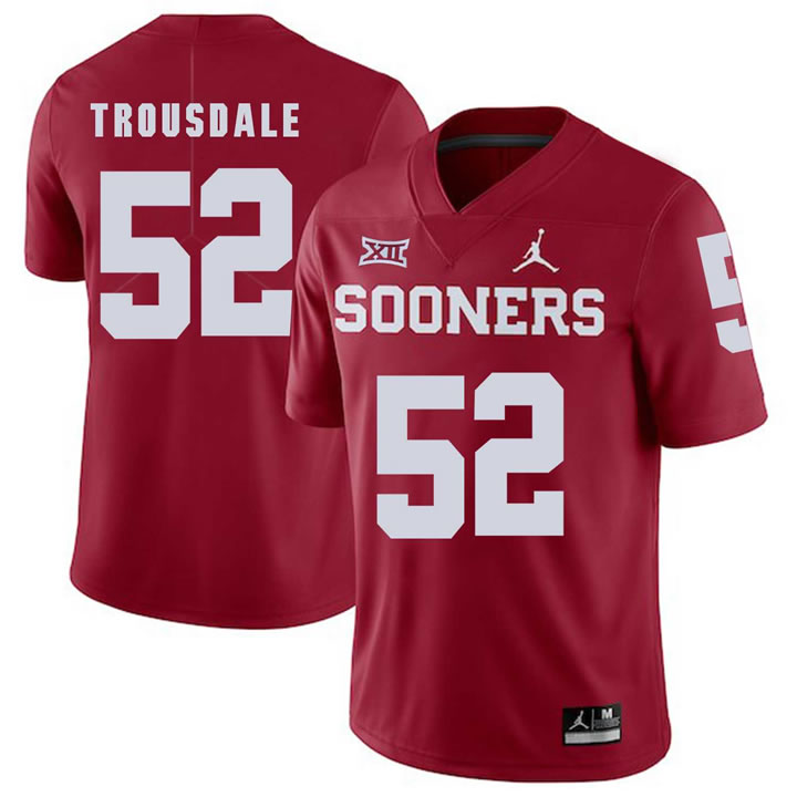 Oklahoma Sooners 52 Beau Trousdale Red College Football Jersey Dzhi,We sell and wholesale Oklahoma Sooners 52 Beau Trousdale Red College Football Jersey Dzhi on line form chian!